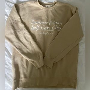 Summer Fridays Self-Care Club Crewneck